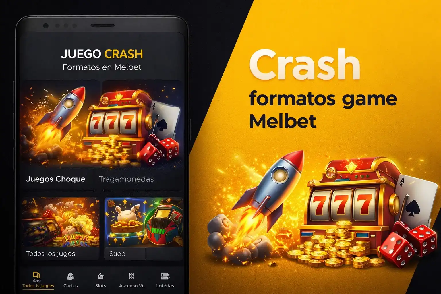 Juegos rápidos y crash formats