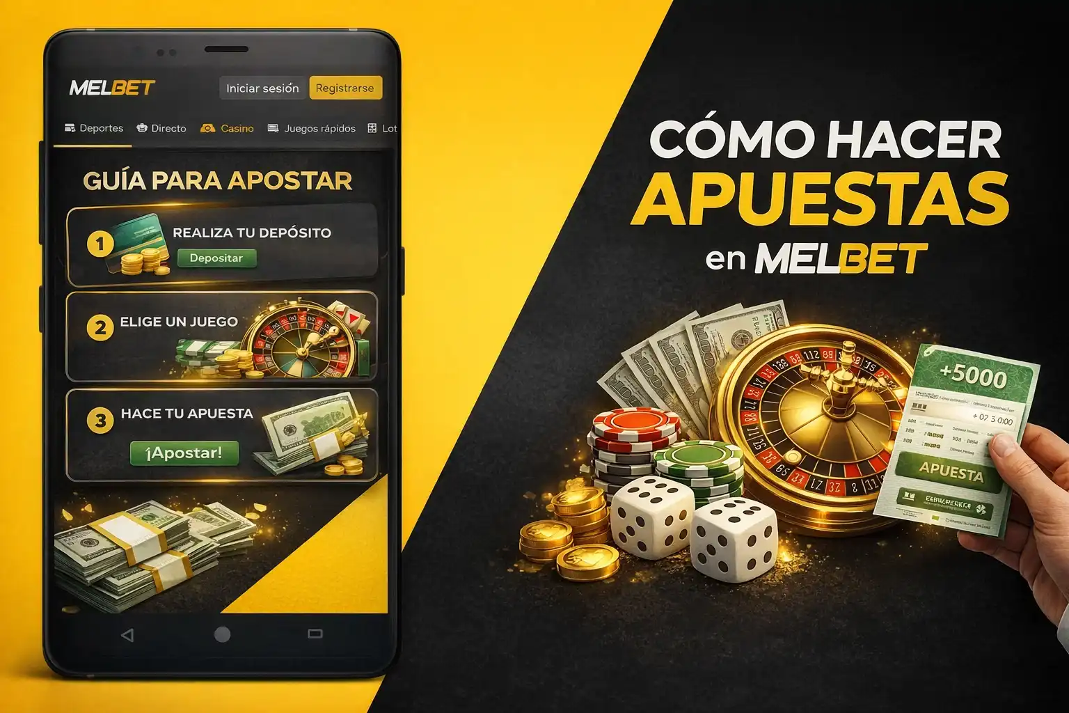 Cómo hacer apuestas paso a paso